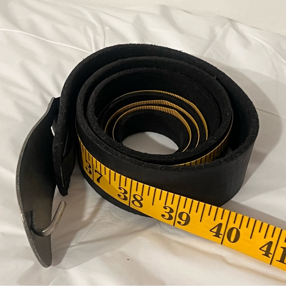 Free People Oyster Bay Leather Hip Belt Size Medium / Large - Picture 7 of 12